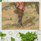 ヴィンテージのAppleの盗品 キッチンタオル (折り畳み)