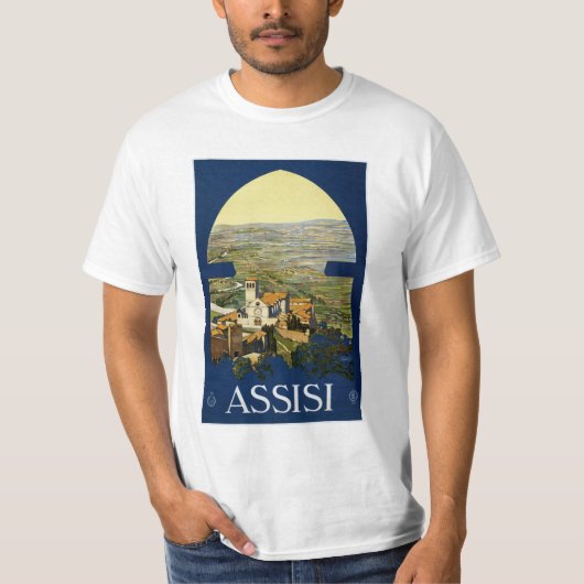 ヴィンテージのAssisiイタリアの衣類 Tシャツ (正面)