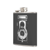 ヴィンテージのb&wのカメラ フラスク (左)