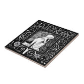 ヴィンテージのBeardsleyの天使のセラミックタイル タイル (側面)