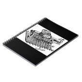 ヴィンテージのBlickensderfer第5タイプライター ノートブック (左側)