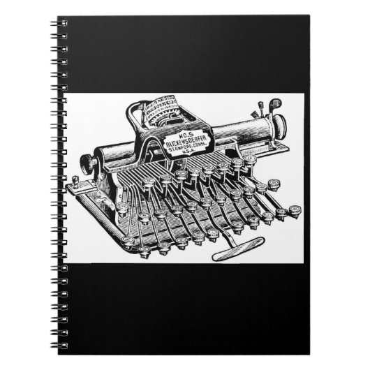 ヴィンテージのBlickensderfer第5タイプライター ノートブック (正面)