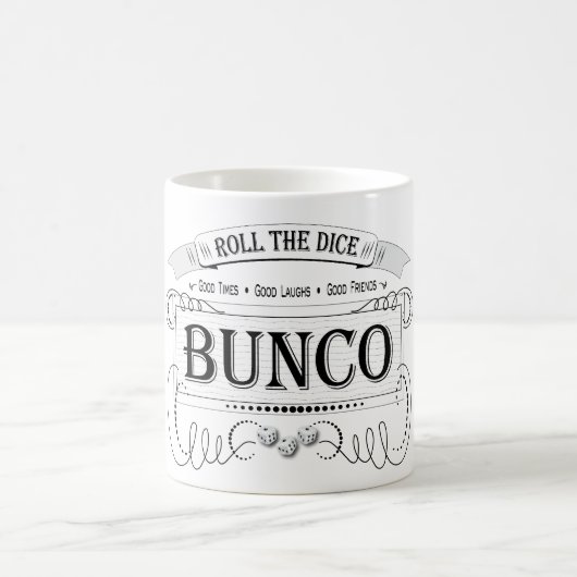 ヴィンテージのBuncoのデザイン コーヒーマグカップ (中央)