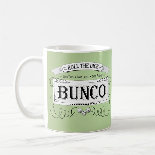 ヴィンテージのBuncoのデザイン コーヒーマグカップ (左)