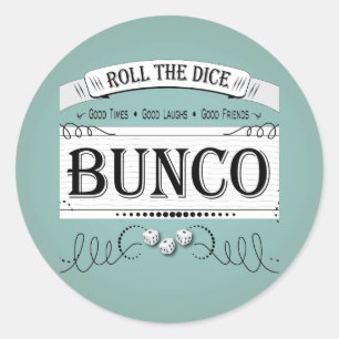 ヴィンテージのBuncoのデザイン ラウンドシール