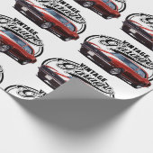ヴィンテージのCamaroのガレージ ラッピングペーパー (角)