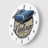 ヴィンテージのCamaroのガレージ ラージ壁時計 (傾斜)