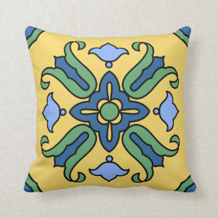 ヴィンテージのCatalinaの島のタイルのデザイン クッション