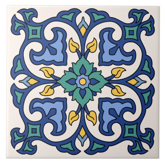 ヴィンテージのCatalinaの島のタイルのデザイン タイル (正面)