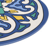 ヴィンテージのCatalinaの島のタイル-ガラスまな板 カッティングボード (角)