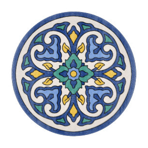 ヴィンテージのCatalinaの島のタイル-ガラスまな板 カッティングボード