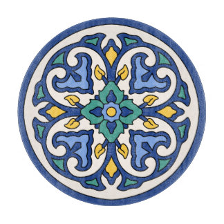 ヴィンテージのCatalinaの島のタイル-ガラスまな板 カッティングボード