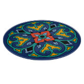 ヴィンテージのCatalinaの島のタイル-ガラスまな板 カッティングボード (角)