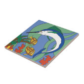 ヴィンテージのCatalinaの島のマカジキのタイル タイル (側面)