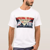 ヴィンテージのCatalinaの島の汽船およびカジノのティー Tシャツ (正面)