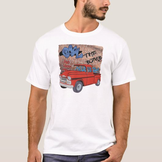 ヴィンテージのChevyの小型トラック Tシャツ (正面)