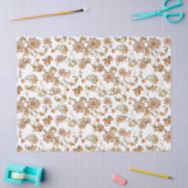 ヴィンテージのChintzのJacobean壁紙のデザインのティッシュ 薄葉紙 (クラフト)