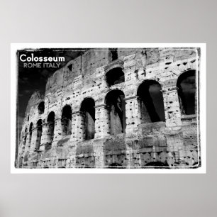 ヴィンテージのcolosseumローマイタリア ポスター