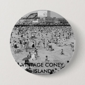 ヴィンテージのCONEY ISLAND-BUTTON 缶バッジ