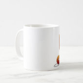 ヴィンテージのCordyの白のマグ コーヒーマグカップ (正面左)