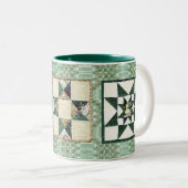 ヴィンテージのCoverletsおよびキルトのマグII ツートーンマグカップ (正面右)