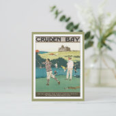 ヴィンテージのCruden湾スコットランド ポストカード (スタンド正面)