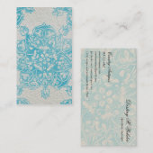 ヴィンテージのDecoの星の油絵 名刺 (正面/裏面)