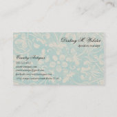 ヴィンテージのDecoの星の油絵 名刺 (裏面)