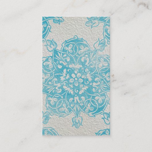 ヴィンテージのDecoの星の油絵 名刺 (正面)