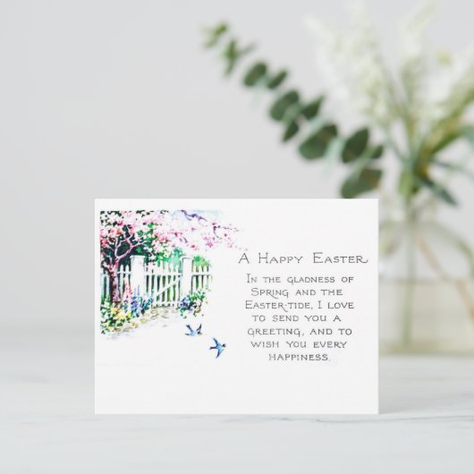 ヴィンテージのEastertideの郵便はがき シーズンポストカード (スタンド正面)