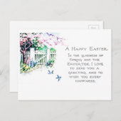 ヴィンテージのEastertideの郵便はがき シーズンポストカード (正面/裏面)