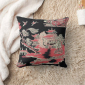 ヴィンテージのEdwardianの中国趣味の枕投球 クッション (ブランケット)