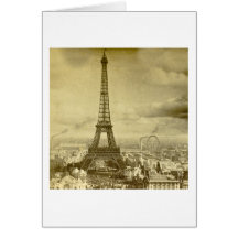 ヴィンテージのEifelタワーパリフランス1889年