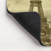 ヴィンテージのEifelタワーパリフランス1889年 マウスパッド (コーナー)