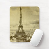 ヴィンテージのEifelタワーパリフランス1889年 マウスパッド (マウス)