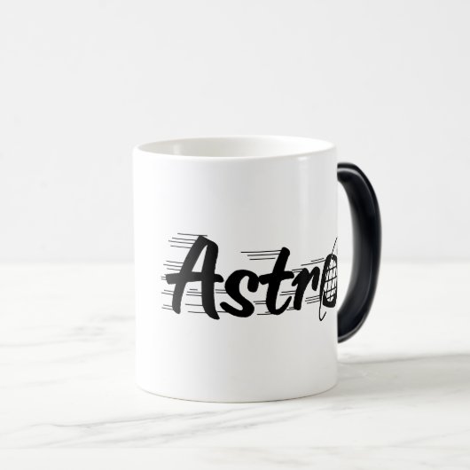 ヴィンテージのEstes Astronのロゴのマグ モーフィングマグカップ (正面右)