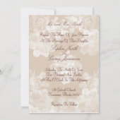 ヴィンテージのGardeniaの結婚式招待状 招待状 (裏面)