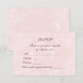 ヴィンテージのGardenia RSVPの招待状カード 出欠カード (正面/裏面)