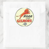 ヴィンテージのgilmoreガソリン 長方形シール (バッグ)