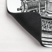 ヴィンテージのHammond第2タイプライター マウスパッド (コーナー)