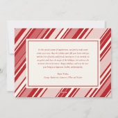 ヴィンテージのHO HO HO休日のおもしろいのクリスマスの写真カード シーズンカード (裏面)