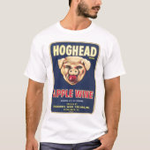 ヴィンテージのHogheadのラベルのワイシャツ Tシャツ (正面)