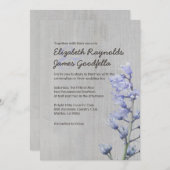 ヴィンテージのHyacinthの結婚式招待状 招待状 (正面/裏面)