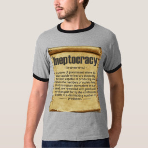 ヴィンテージのIneptocracy定義 Tシャツ