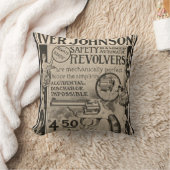 ヴィンテージのIverジョンソンリボルバー家の装飾の枕 クッション (ブランケット)