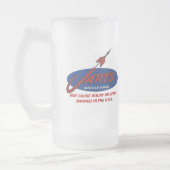 ヴィンテージのJartsによって曇らされるビールのジョッキ フロストグラスビールジョッキ (左)