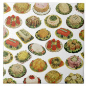 ヴィンテージのJelloサラダは台所Trivetのタイルを形成します タイル (正面)