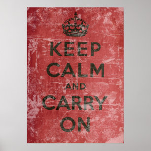 ヴィンテージのKeep Calm and Carry On ポスター