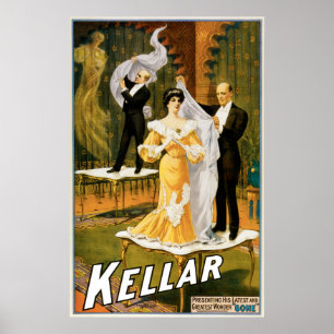 ヴィンテージのKellarの最も素晴らしい驚異"行った"ポスター ポスター