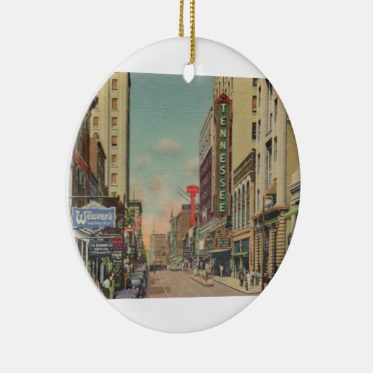 ヴィンテージのKnoxvilleの休日のオーナメント セラミックオーナメント (右)